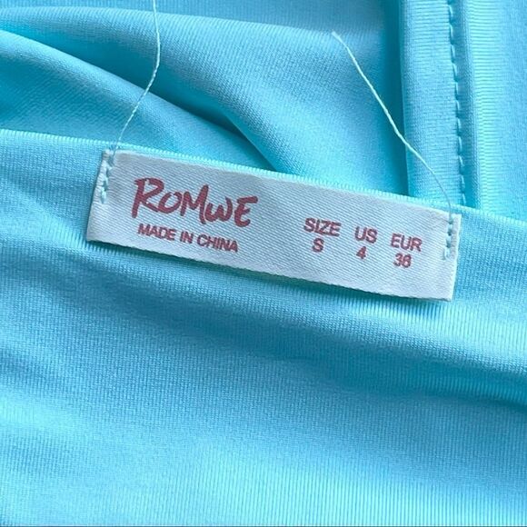 ROMWE Crop Cami Light Blue Size Small / S - Picture 5 of 7